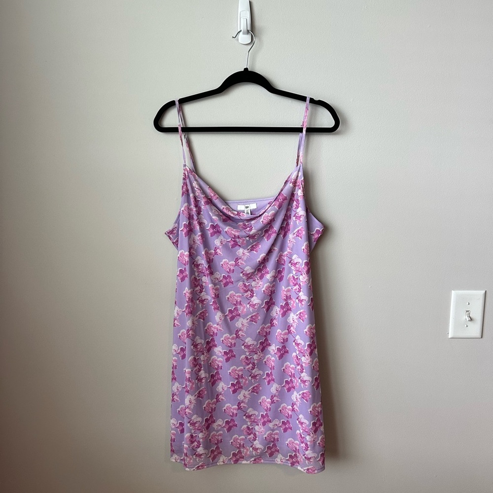 Floral mesh dress